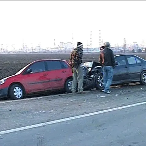 Şase maşini s-au tamponat pe DN1A, în comuna prahoveană Berceni 