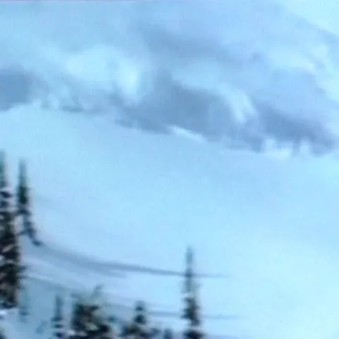 Cod portocaliu de avalanşe la munte
