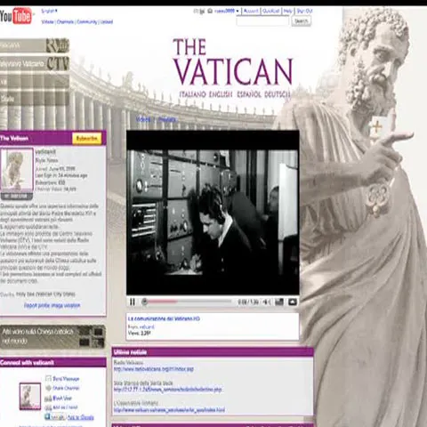 Papa Benedict al XVI-lea şi-a lansat propriul canal pe YouTube