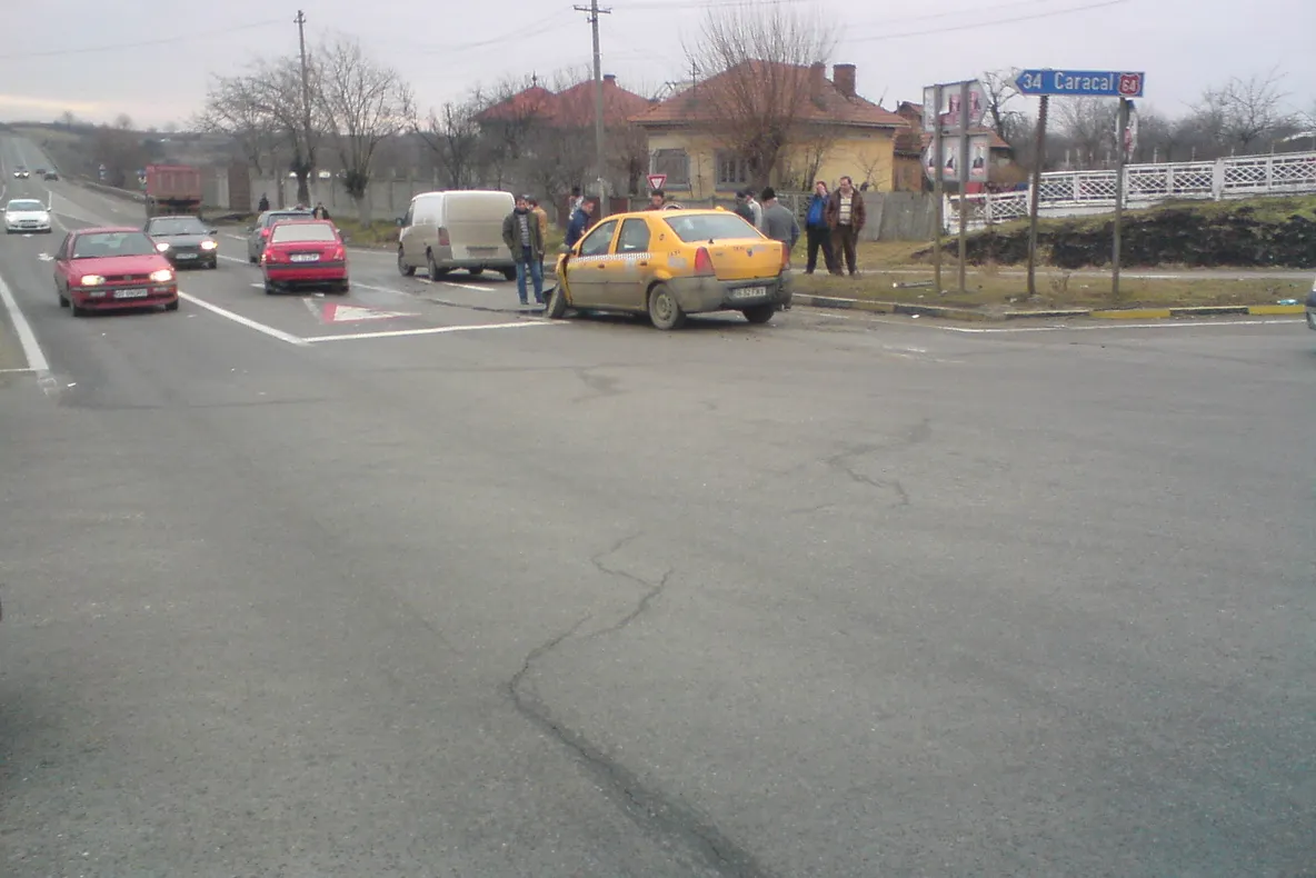 Accident rutier în localitatea Găneasa