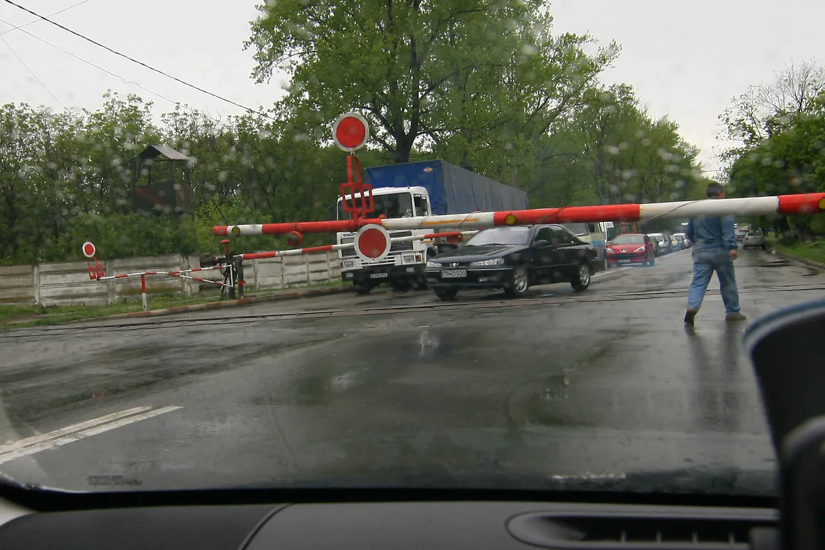 Trecerea la nivel cu calea ferată