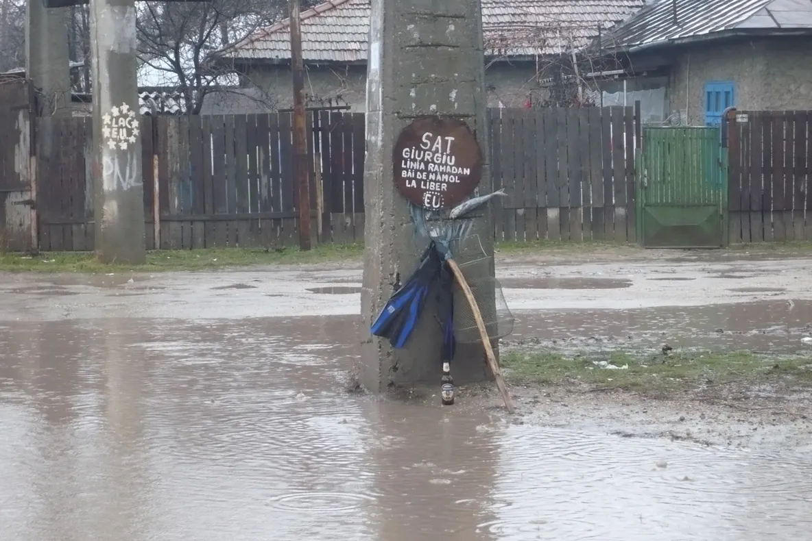 Orașul Giurgiu plin de gropi