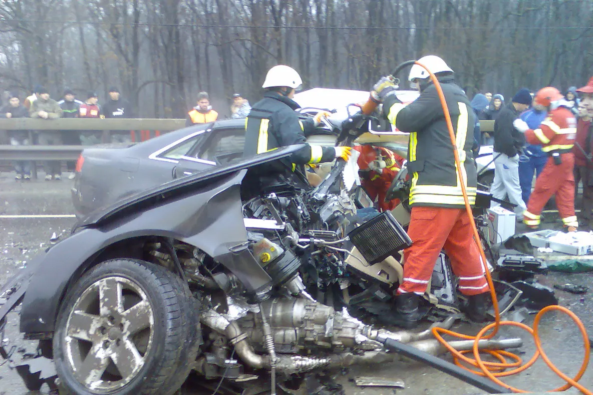 Accident pe DN1