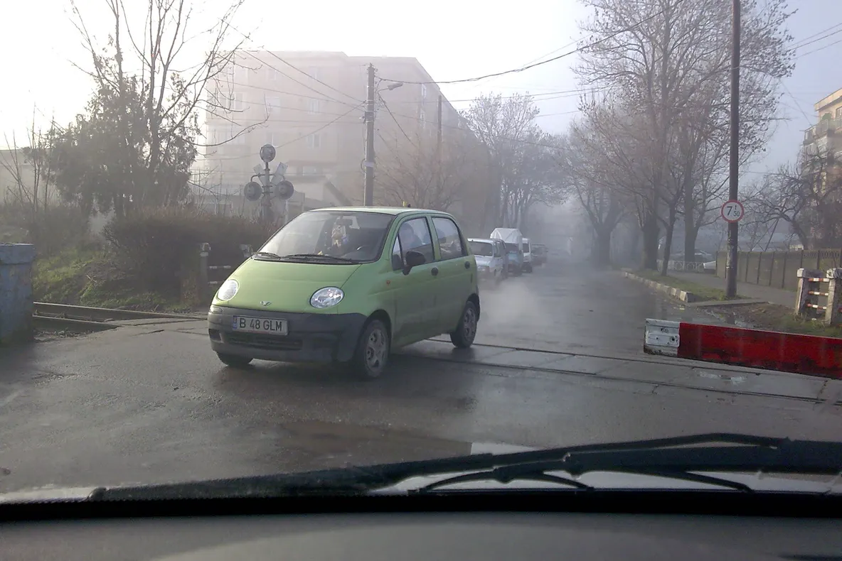 Trecerea la nivel cu calea ferată