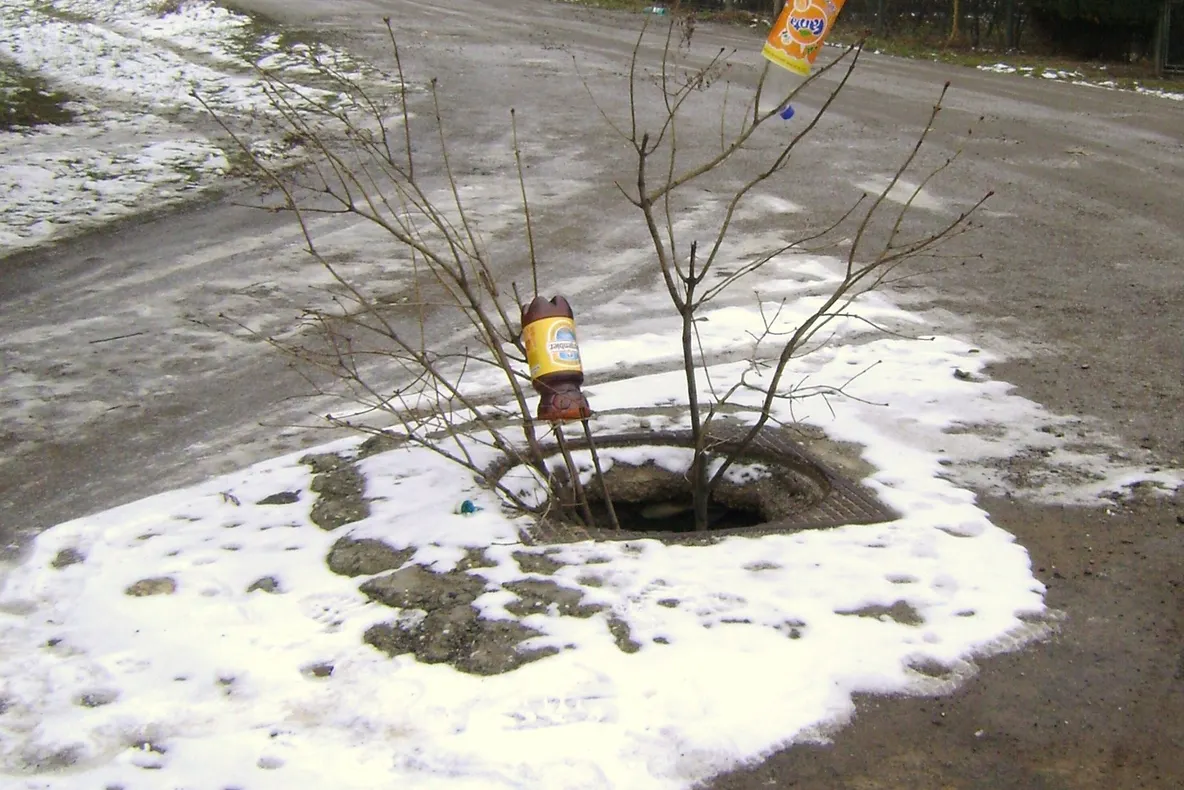 O stradă din Piatra Neamţ