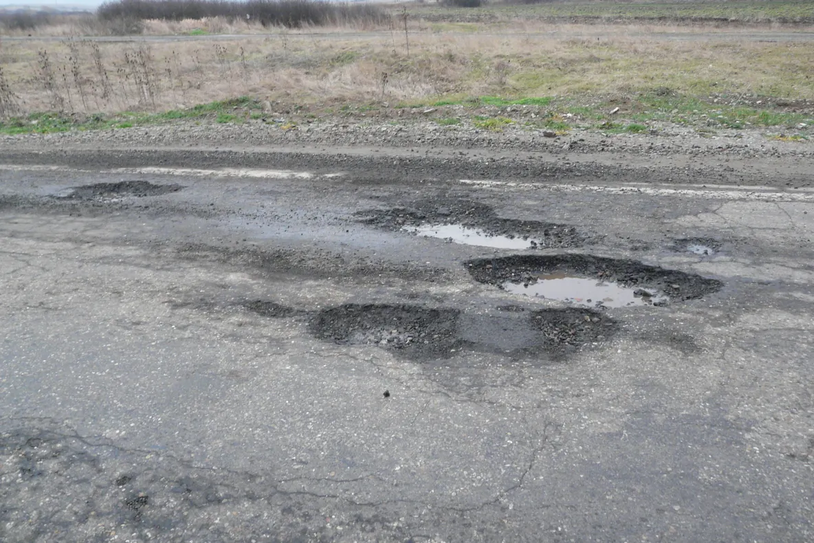 DN57, care leagă Serbia de România, este rupt
