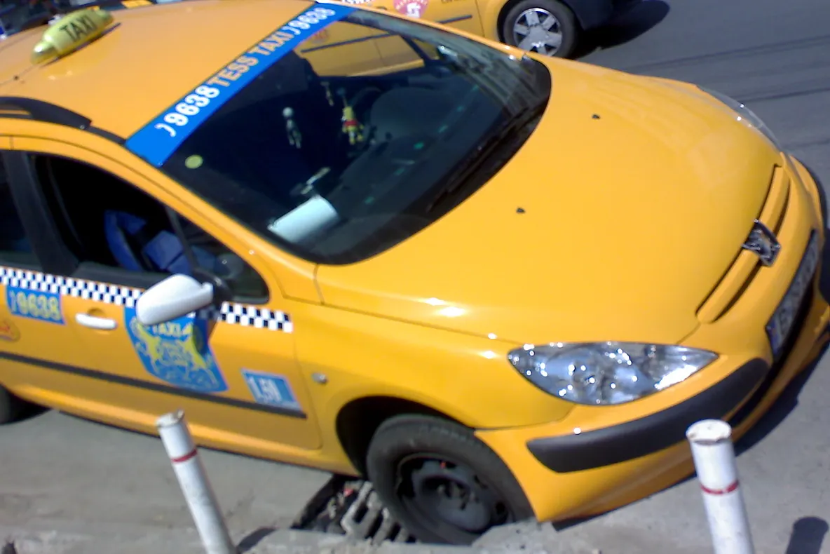 Taxi în capcană