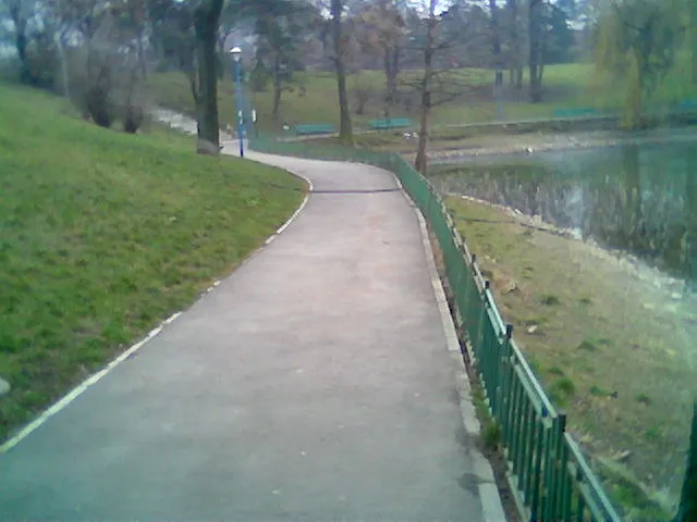 Mizerie pe lacul de lângă circul Globus