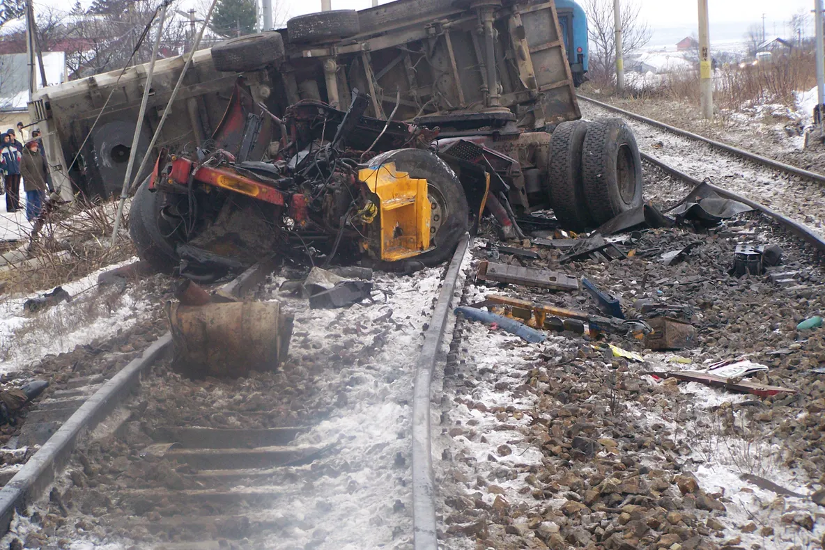 Accident în localitatea Budai, Podul Iloaiei, Iaşi