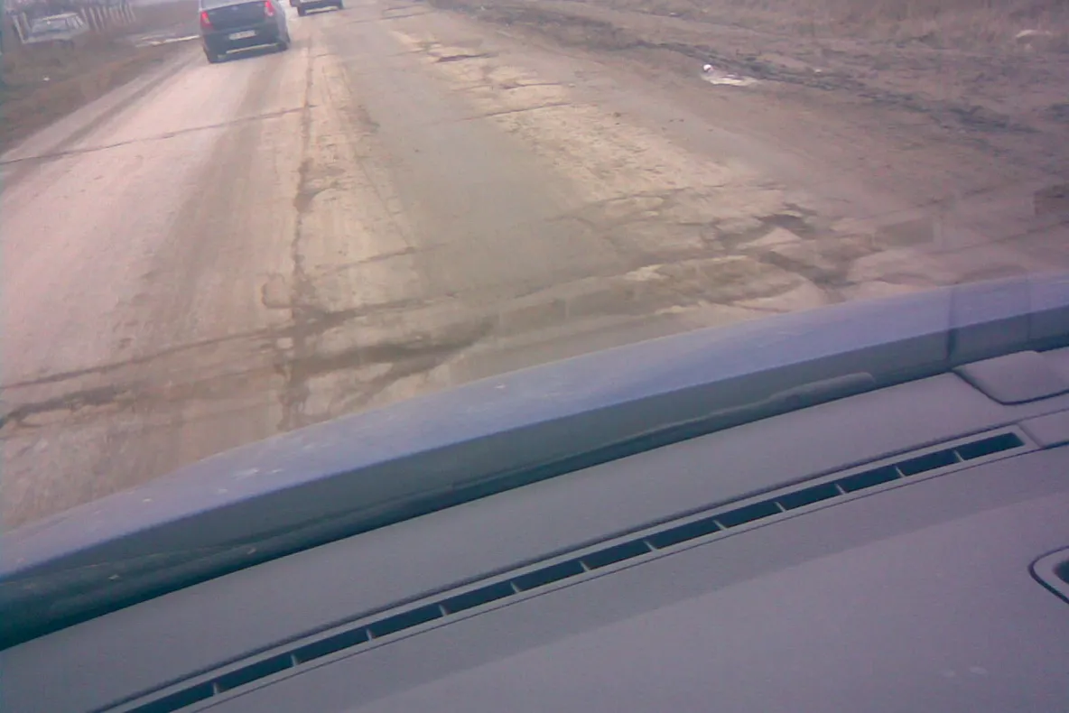 DN72 Ploieşti - Târgovişte este în ruină, se merge cu treapta 1-2