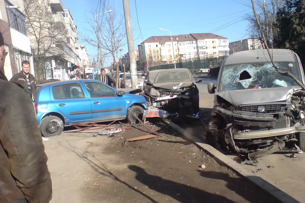 Accident în Iaşi