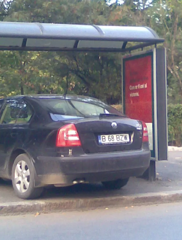 Parcat în staţie