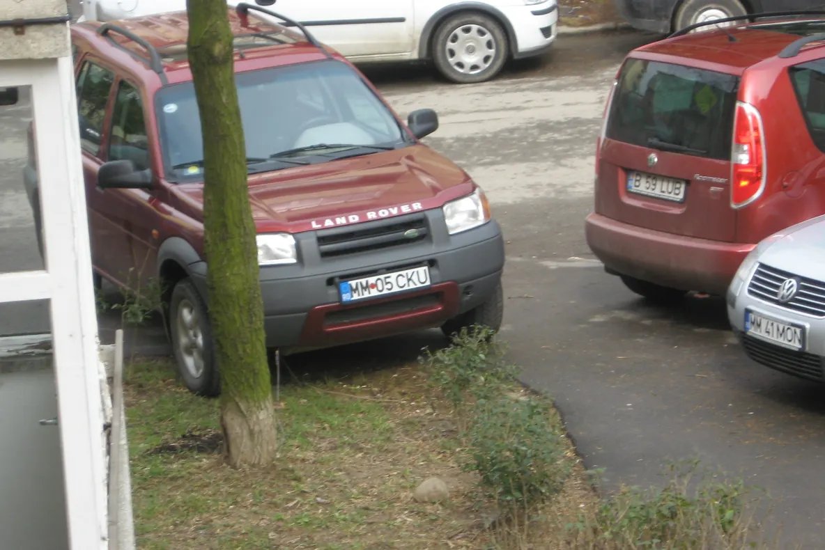 Parcat pe spaţiul verde