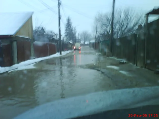 O stradă din Bucureşti
