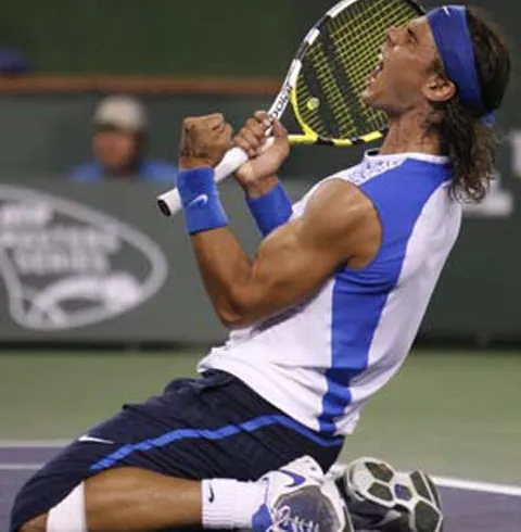 Indian Wells: Nadal a salvat 5 mingi de meci şi l-a învins pe Nalbaldian! Vezi programul complet al sferturilor
