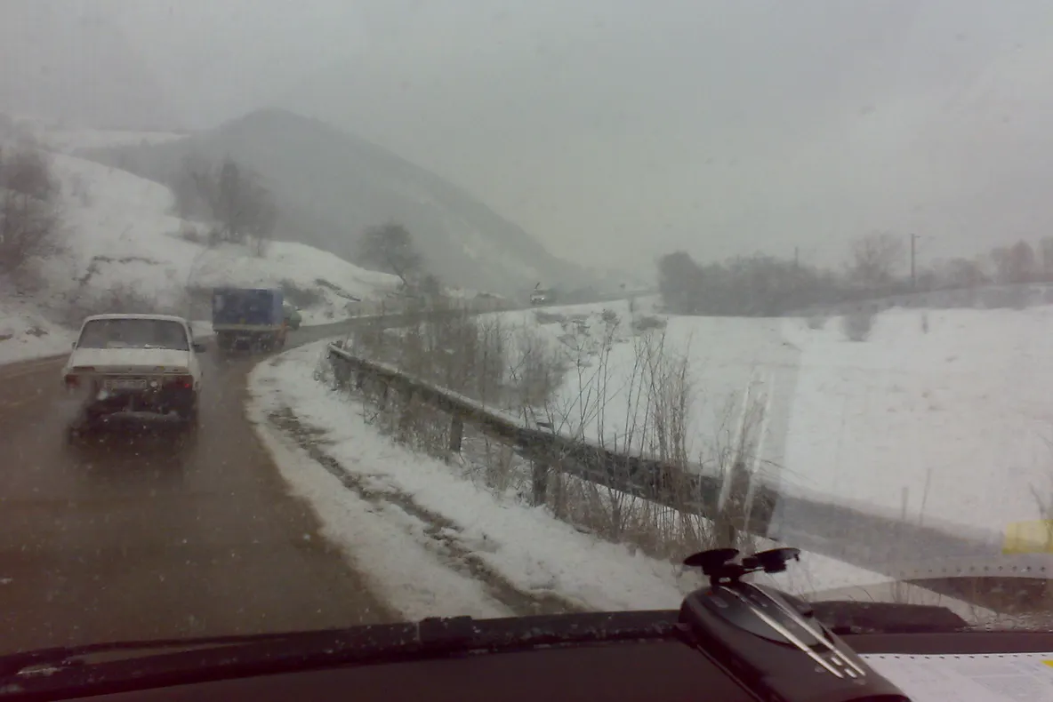Ninsoare la Suceava