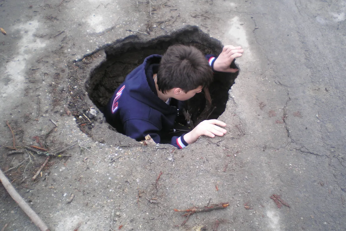 Capcană pe o şosea din judeţul Sălaj