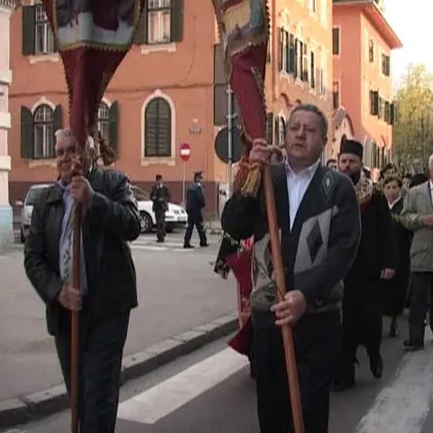 Peste 1.500 de credincioşi din Sibiu au luat parte la o procesiune de Florii 