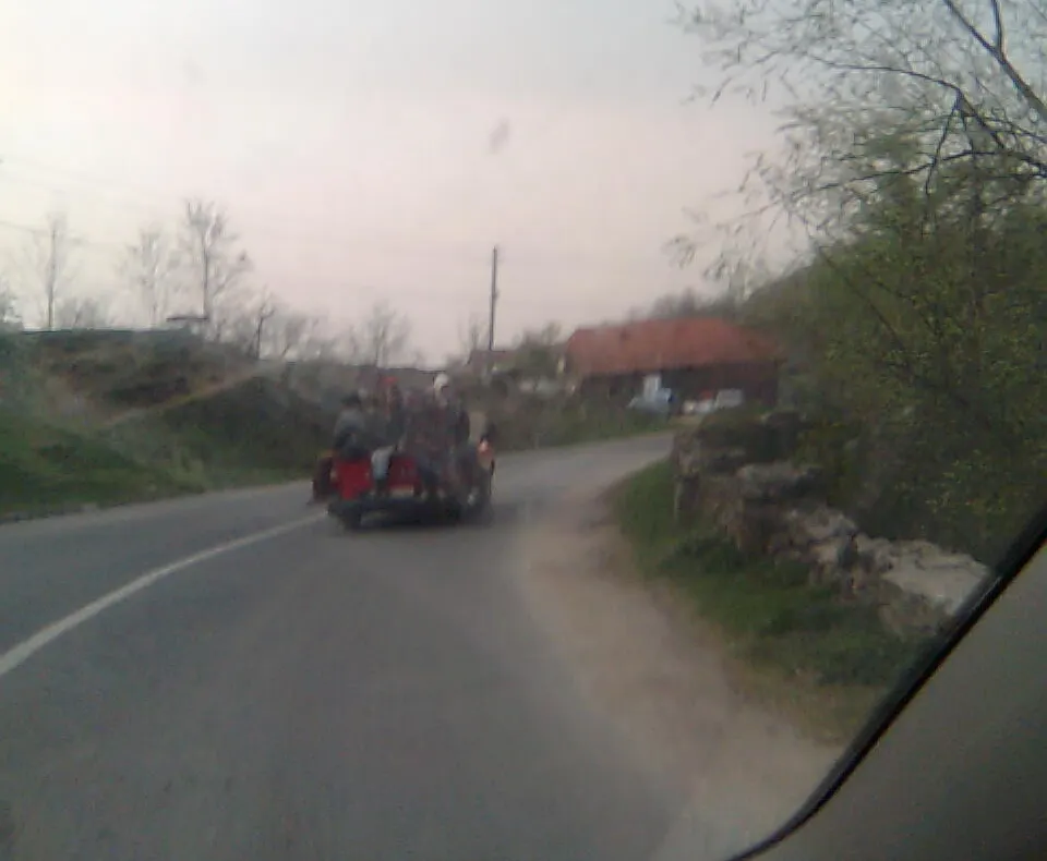 Traficul pe un drum naţional