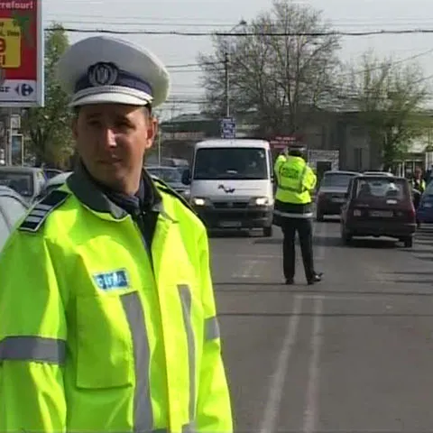 Circulaţia a fost aproape blocată, sâmbătă, în centrul oraşului Ploieşti 