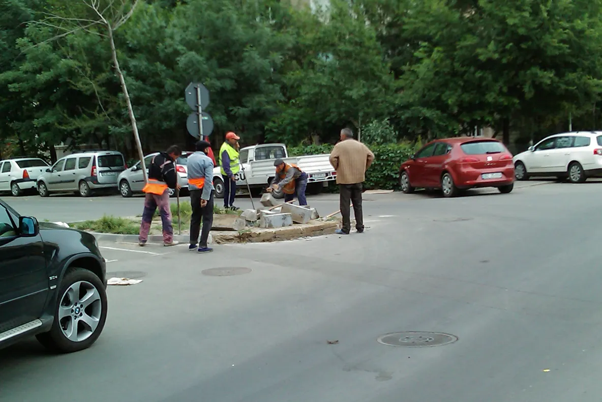 Borduriada, pe strada Nerva Traian din Capitală