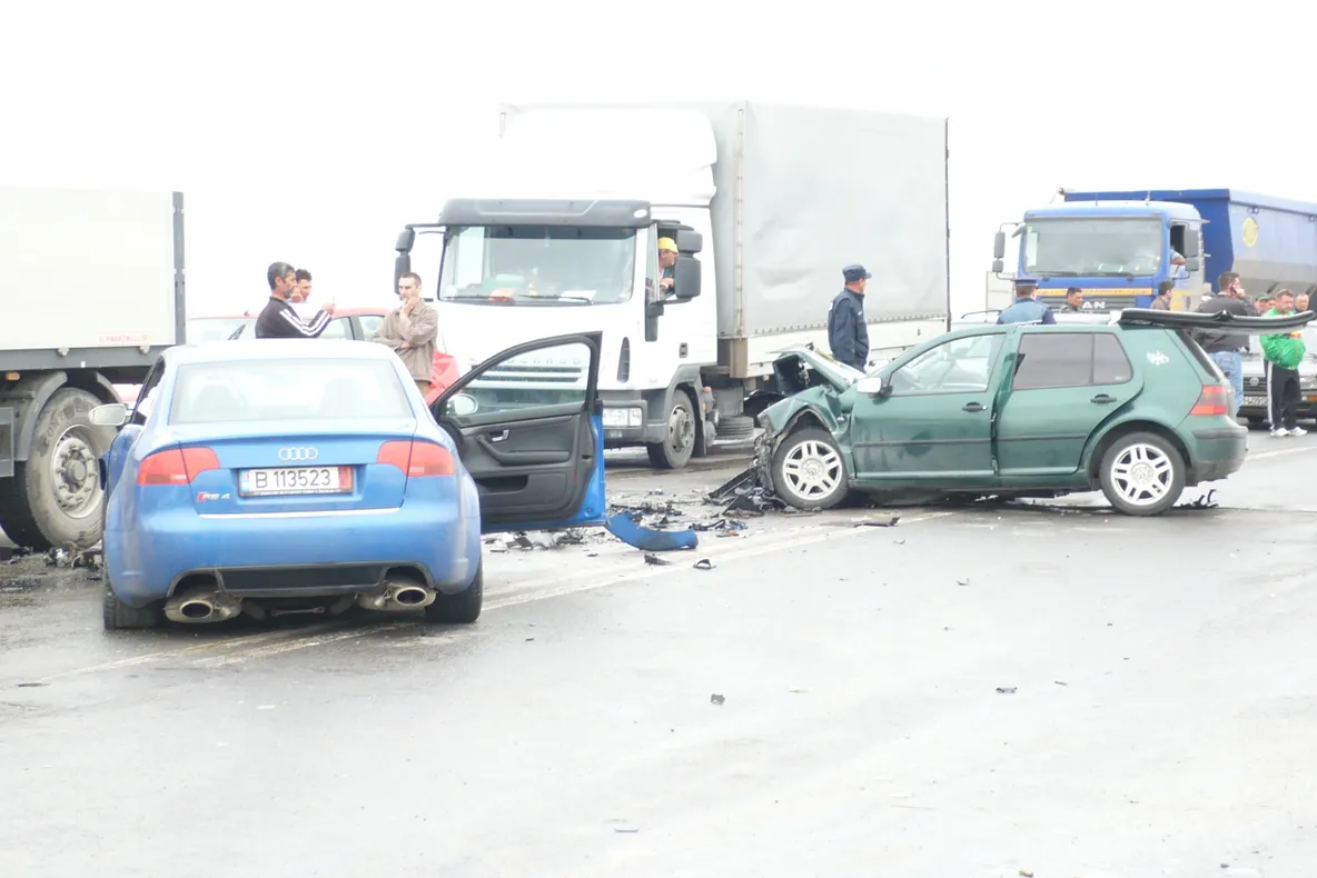 Accident pe centura Capitalei