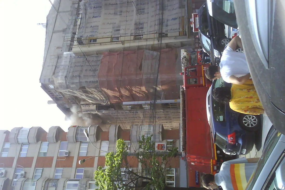 Incendiu spitalul Sf. Maria din Capitală