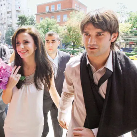 Cristi şi Adelina Chivu şi-au botezat fiica