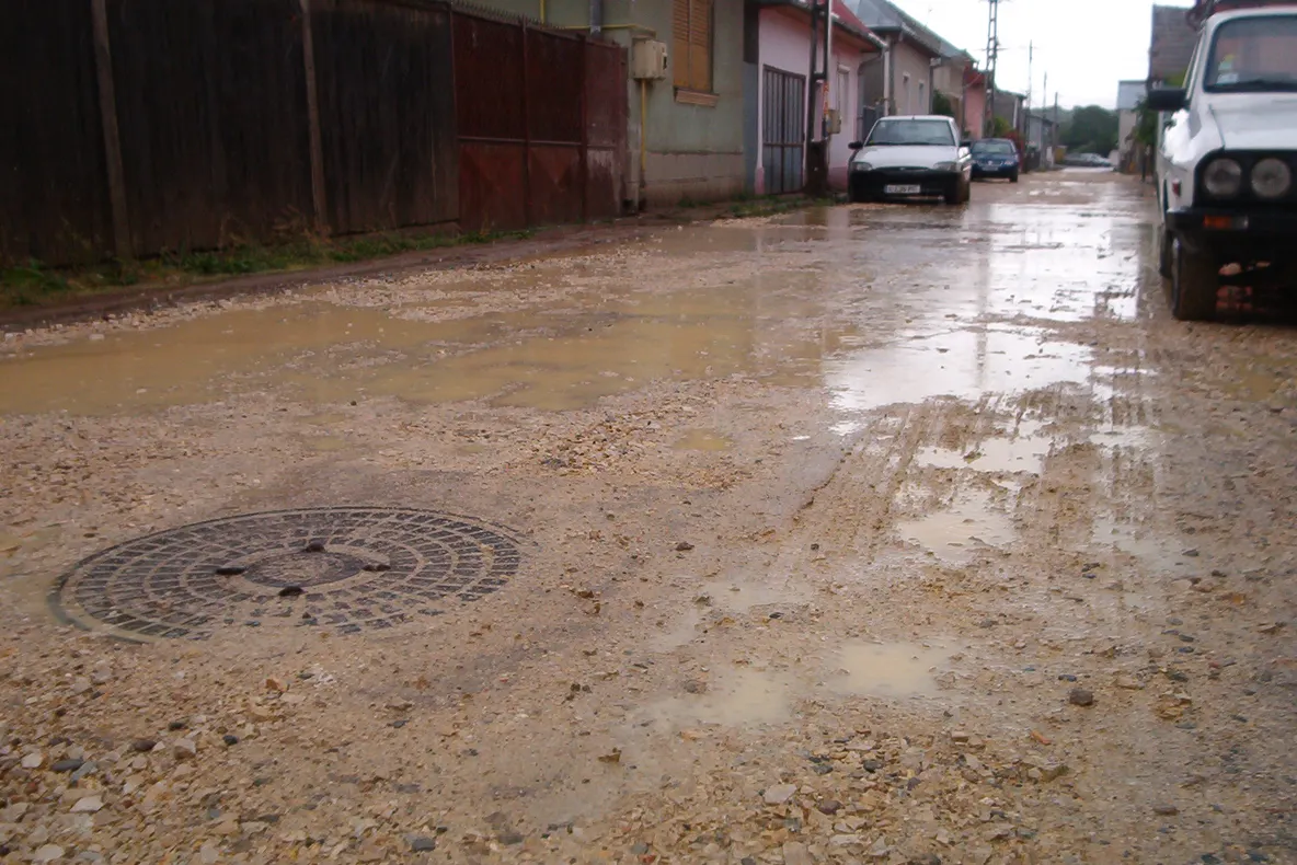 Localitatea Turda, strada Bujorului, uitată de autorităţi