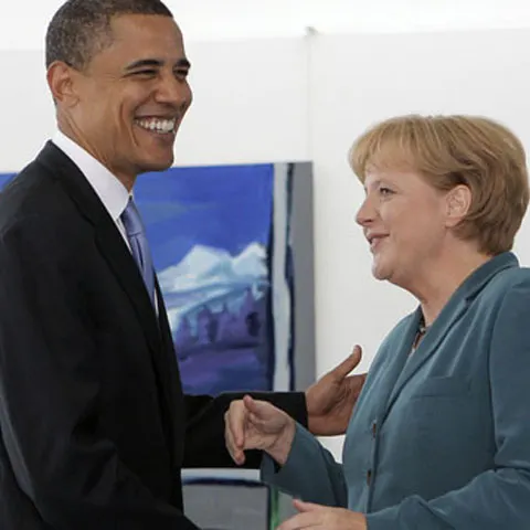 Barack Obama e primul preşedinte american care a vizitat lagărul nazist de la Buchenwald