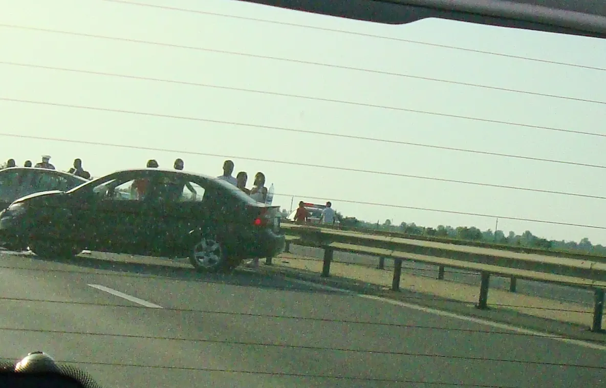 Accident pe A1
