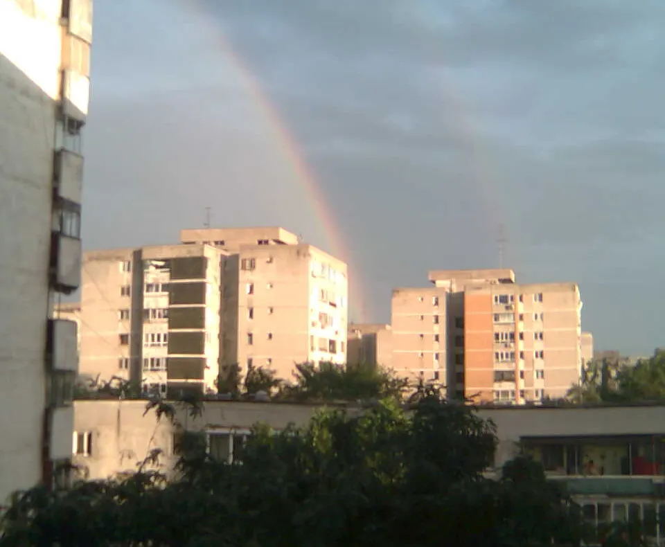 Curcubeu dublu în Capitală