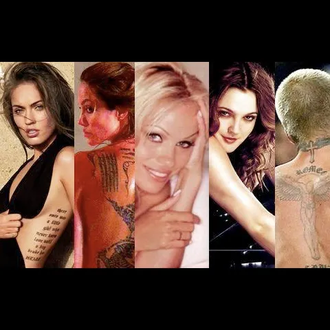 Top 5 vedete tatuate