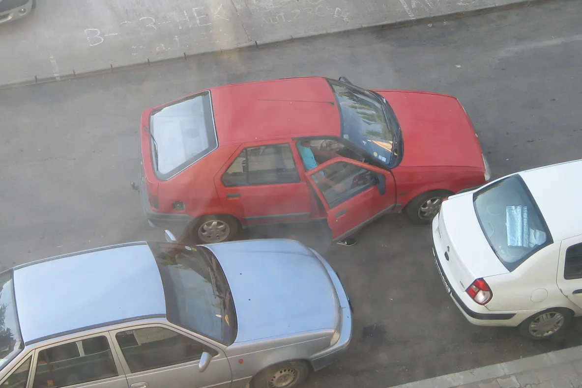 Scandal pe o stradă din Capitală