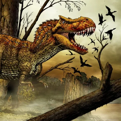 Un schelet de Tyrannosaurus rex vechi de 66 de milioane de ani a fost scos la licitaţie