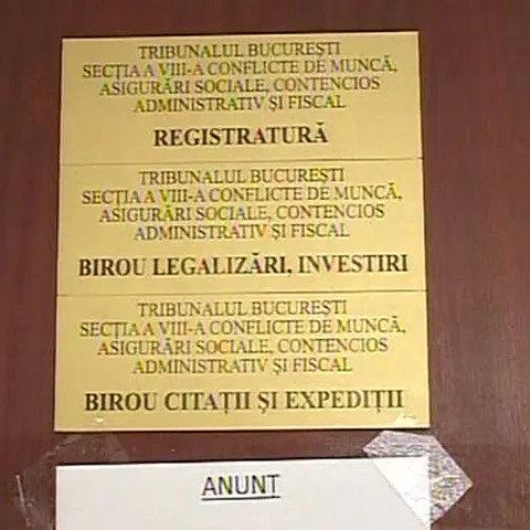 Tribunalul Bucureşti şi-a reluat, parţial, programul cu publicul, începând de miercuri