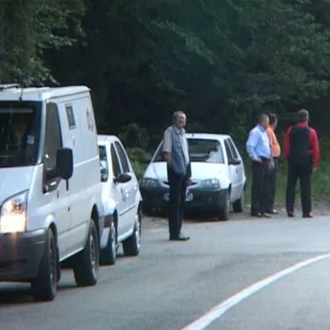 Sute de poliţişti îi caută pe autorii jafului din Pasul Gutâi
