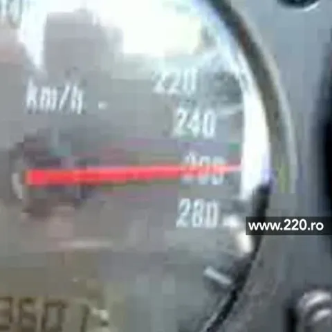 Un tânăr motociclist din Arad a mers cu 280 de kilometri la oră