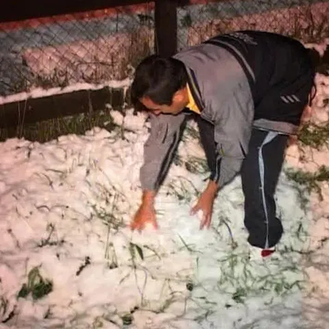 Prima ninsoare din noul sezon la Huedin