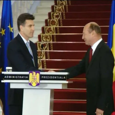 Lucian Croitoru a fost desemnat de preşedintele Traian Băsescu pentru funcţia de prim-ministru al României