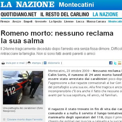 Român abandonat într-o morgă din Italia