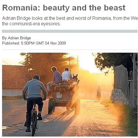 The Telegraph, despre România: frumoasa şi bestia