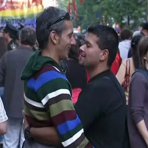 Protest al membrilor comunităţii gay la Buenos Aires  