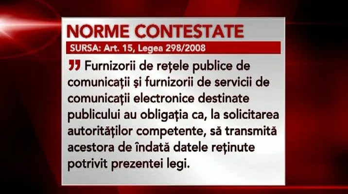 CCR: Stocarea tuturor datelor legate de convorbirile telefonice nu este legală