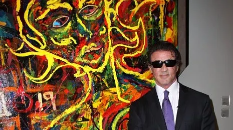 Sylvester Stallone a avut prima expoziţie de pictură
