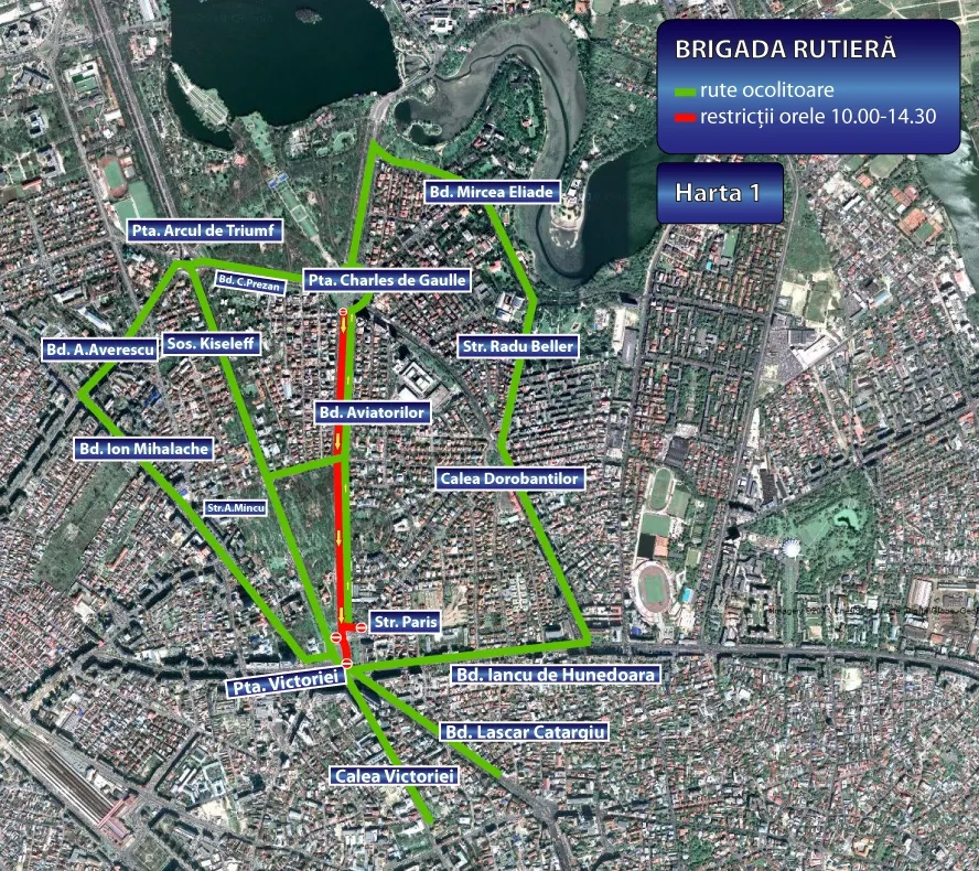 Capitala, paralizată de proteste. Ce artere trebuie să evitați în intervalul 8.30-16.30