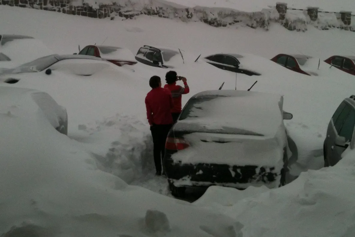 Drumul spre Cota 1400 din Sinaia a fost închis