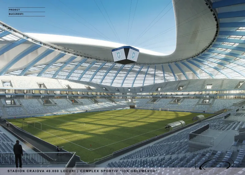 Expertiza în cazul gazonului de pe Stadionul „Ion Oblemenco” din Craiova, la final