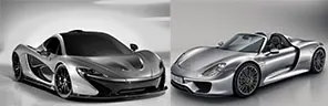 Duelul giganților: McLaren P1 vs. Porsche 918 Spyder