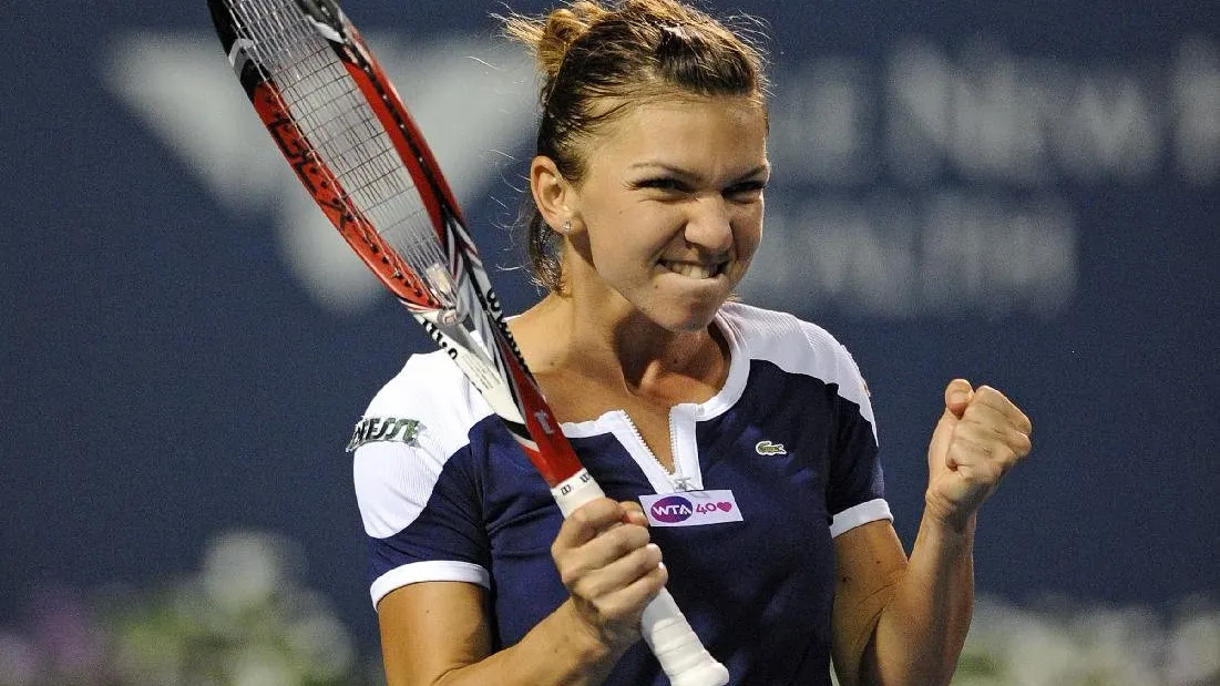 Veste FABULOASĂ pentru Simona Halep